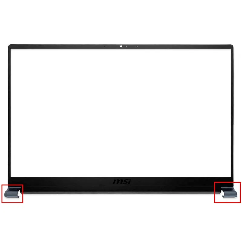 Moldura da capa traseira da tela do portátil original para msi moderno 15 ms-1551 1552 155k m15 lcd volta capa dobradiças frente palmrest caso inferior