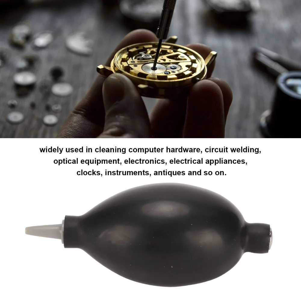 المهنية الأسود لمبة صغيرة منفاخ لينة المطاط حجم صغير منتفخ الهواء ضغط صغير الكرة مضخة التنظيف الدقيق