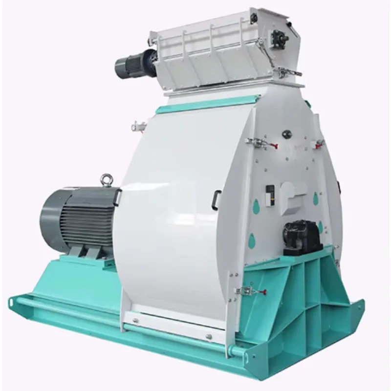 Hot-selling corn soybean fine grinding industrial hammer crusher crushing pelletizing raw materials