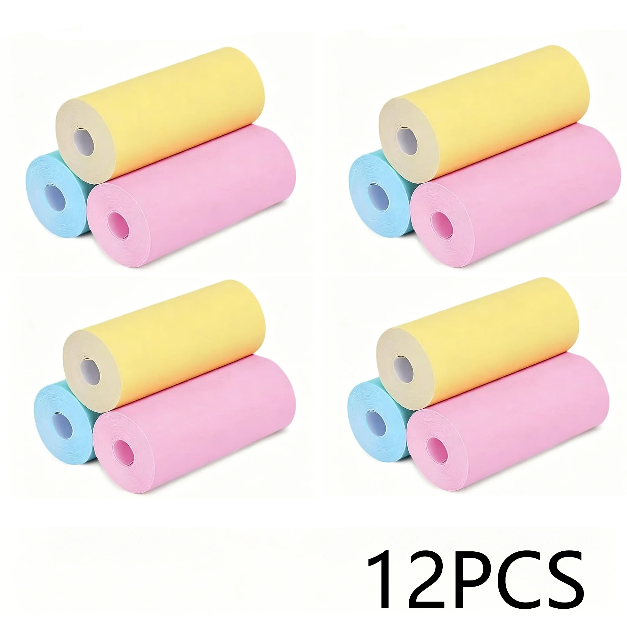 20 Rollos Papel Térmico 57x25mm: Sin BPA, Ideal Para Cámara Instantánea Infantil, Mini Impresora Y Manualidades