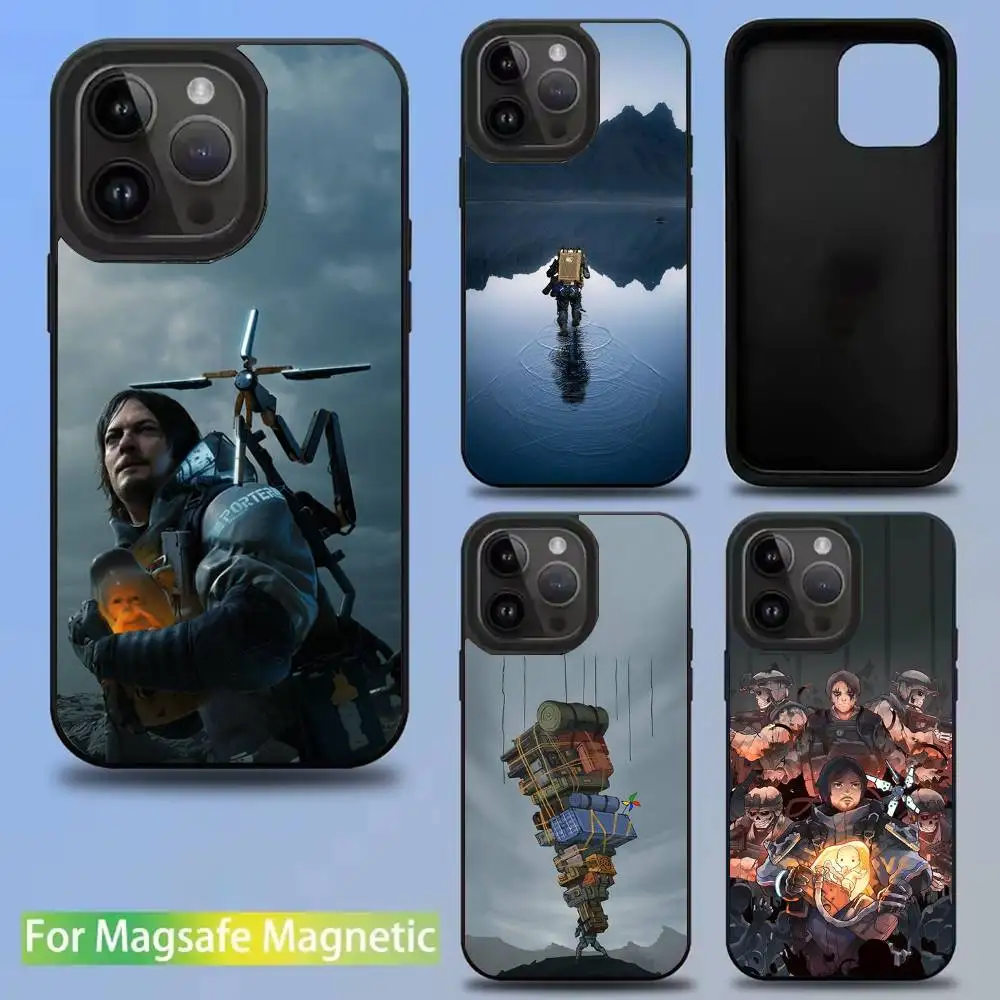 

Game D-Death S-Stranding Phone Case For iPhone 16,15,14,13,12,11,Pro,Max,Plus,Mini,SE New Magsafe Magnetic Wireless Charging