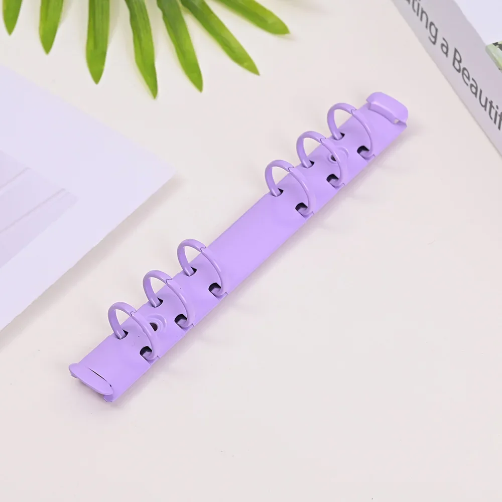 A6 Loose Leaf Binder Notebook 6 Hole Binding Clip Office Stationery Hardware Stationery Accessories DIY Budget Binder Metal Ring