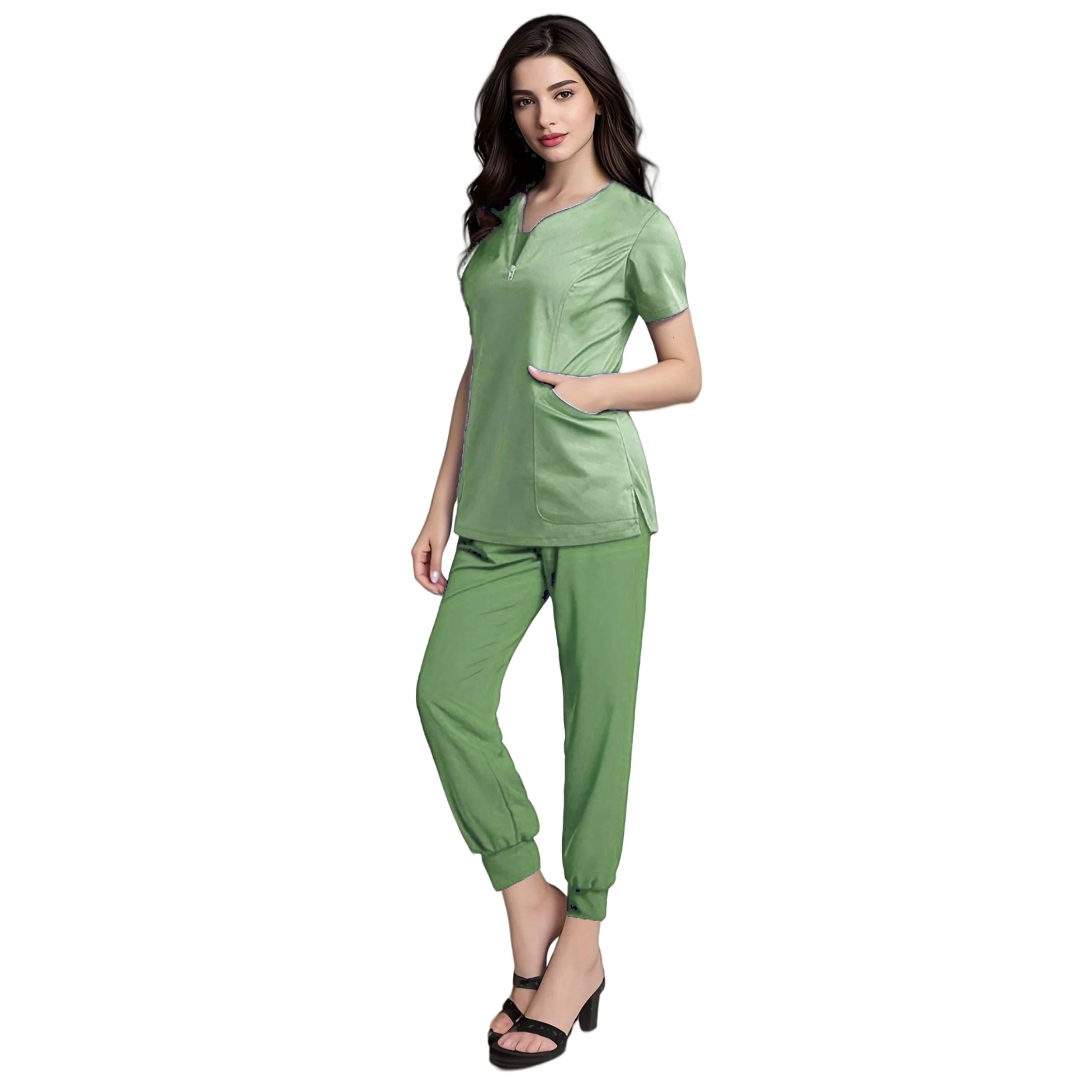 Multicolor Unisex Short Sleeved Pharmacy Nurse Uniform Hospital Doctor Workwear Oral Dental Surgery Uniforms Medical Scrubs Sets