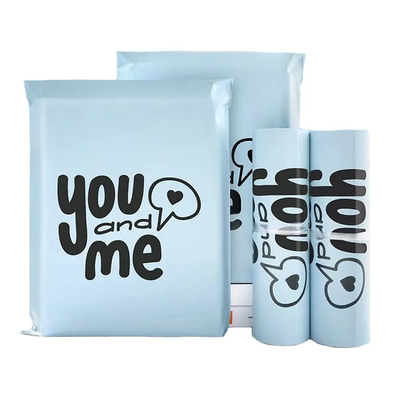 50Pcs YOU AND ME Printing Delivery Bag Ecommerce Clothing Shoe Bag Waterproof Mailing Express Packaging Storage Bags Organizer