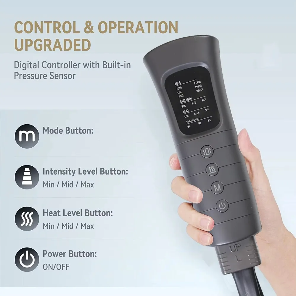 Portable System Thigh High Massage Custom Fully Wireless Longest Recovery Pneumatic Leg Air Compression Boots for Athletes