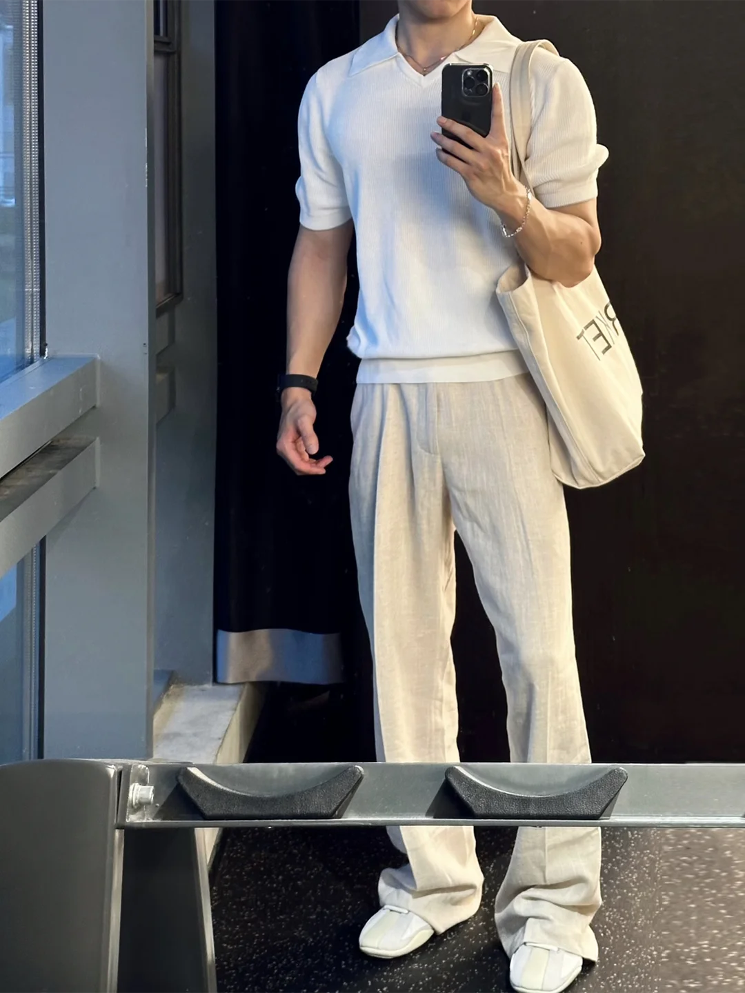 

Khaki Men's Summer Thin Loose Cotton Linen Casual Straight Leg Pants Comfortable Breathable Soft Sli Commute Wear