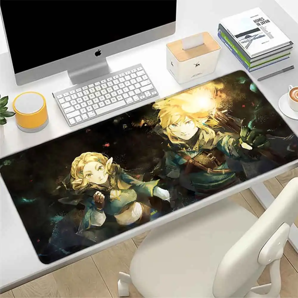 Anime Z-Zeldas Of LegendsMousepad HD Printing Computer Gamers Locking Edge Non-slip Mouse Pad XXL90x40cm Keyboard PC Desk Pad