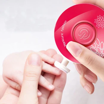 Elektrikli tırnak makası elektrikli bebek tırnak makası çocuk tırnak parlatıcı aracı Trim lehçe tımar kiti için yenidoğan veya anneler tırnak