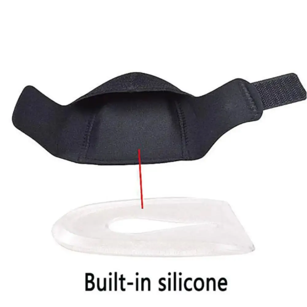 Adjustable Straps Silicone Heel Pads Gel Material Support Cushion Heel Inserts Shock Absorption Heel Socks Leg Pressure