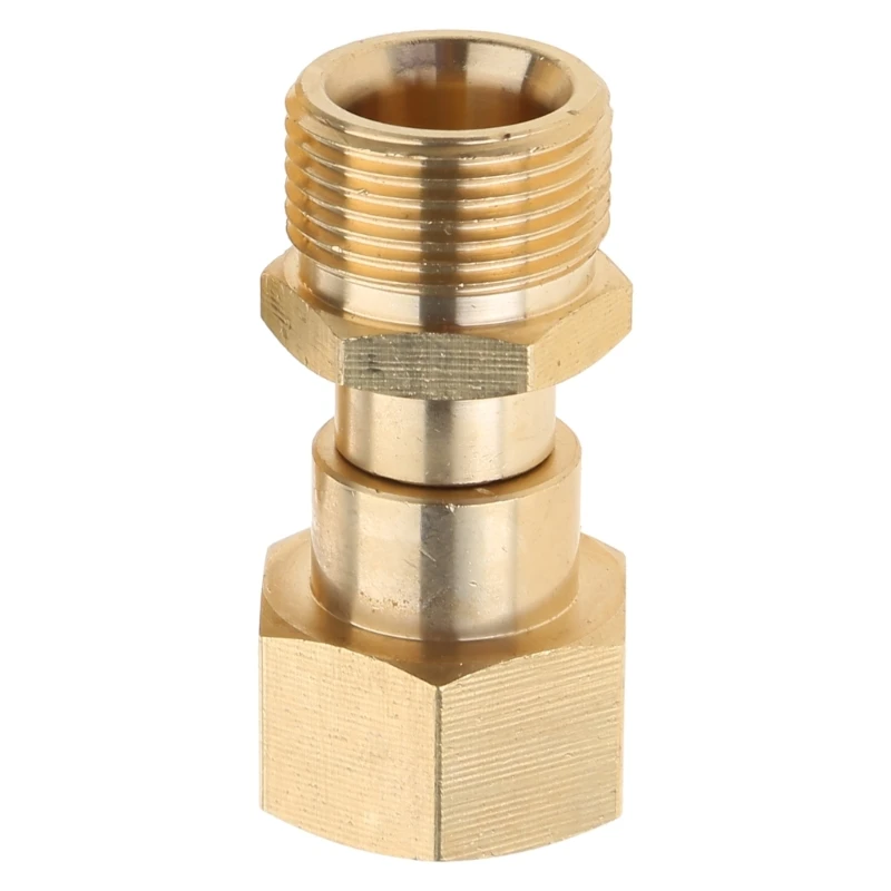 Adaptador para arandela presión latón, conector junta giratoria para lavadora a presión M22 14mm, adaptador