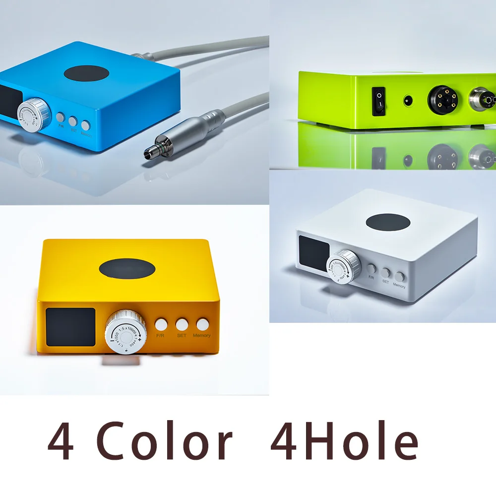

Dental Electric Motor For High Speed Handpiece 4 Holes Clinical Micromotor 1:1 1:5 Fiber Optic Hand piece 120W