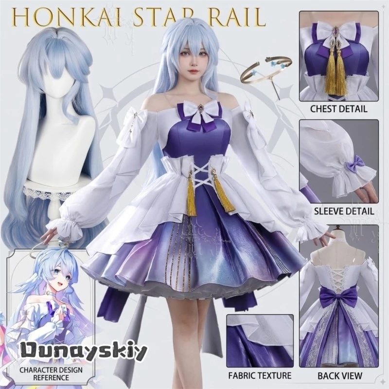 Honkai Star Rail Hoyofair Festival Art Robin Cosplay Costume Anime Game Character Full Outfit For Comic Con Stage Role Play