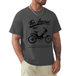 T-shirt en coton à col rond pour hommes, vêtements à la mode, humour, cyclomoteur, éventuelles X, 103