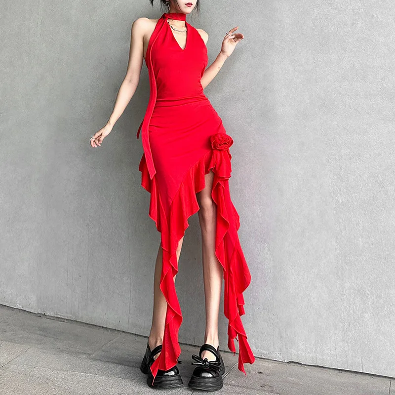 

Сексуальное облегающее платье-футляр Neline Dr, однотонное, модное, весна-лето, женское, с высокой талией, без рукавов