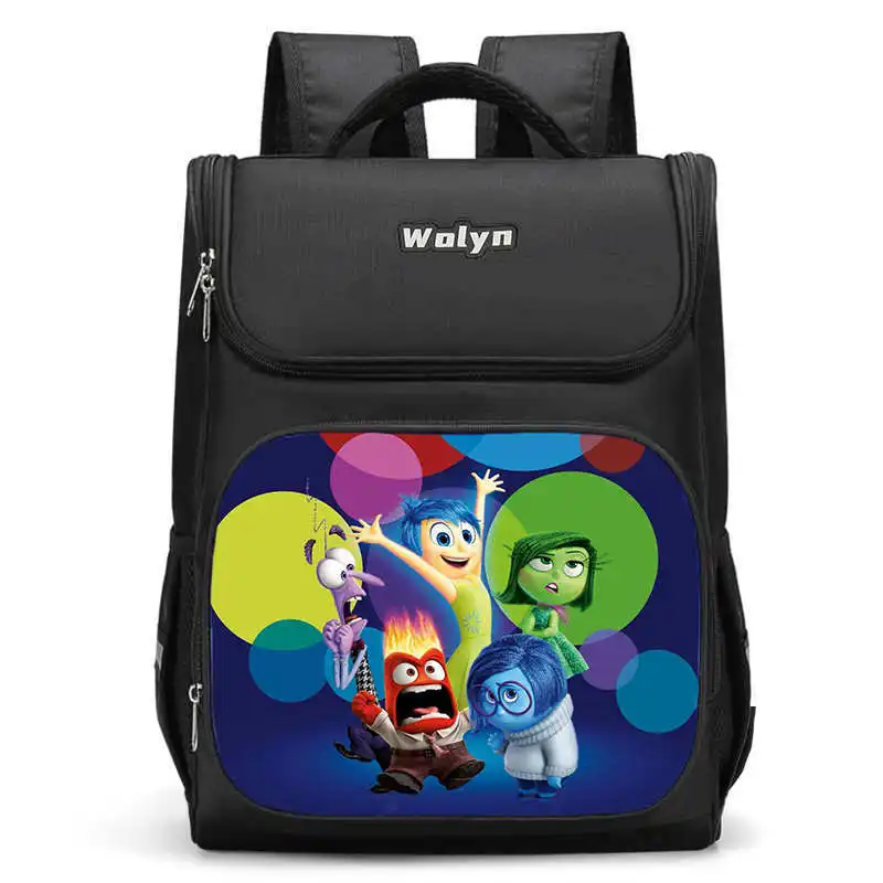 Inside Out 2 Anime Critters Large Children Backpack School Bag for Boy Girls High Quality Kids Bag Durable and Multi Compartment