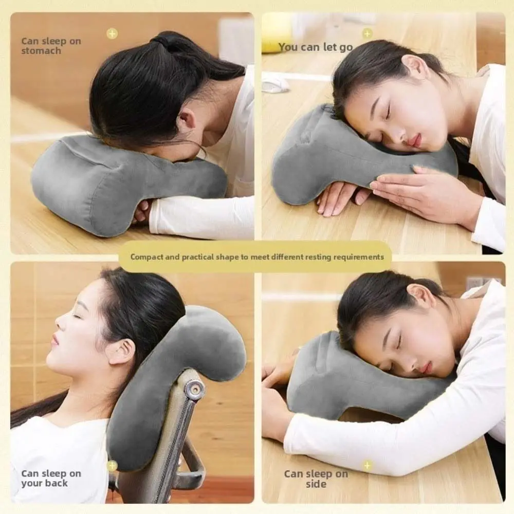Professional Office Nap Pillow Comfortable Facial Support Hollow Reclining Pillow Breathable Lightweight Cushion Pillow Gift