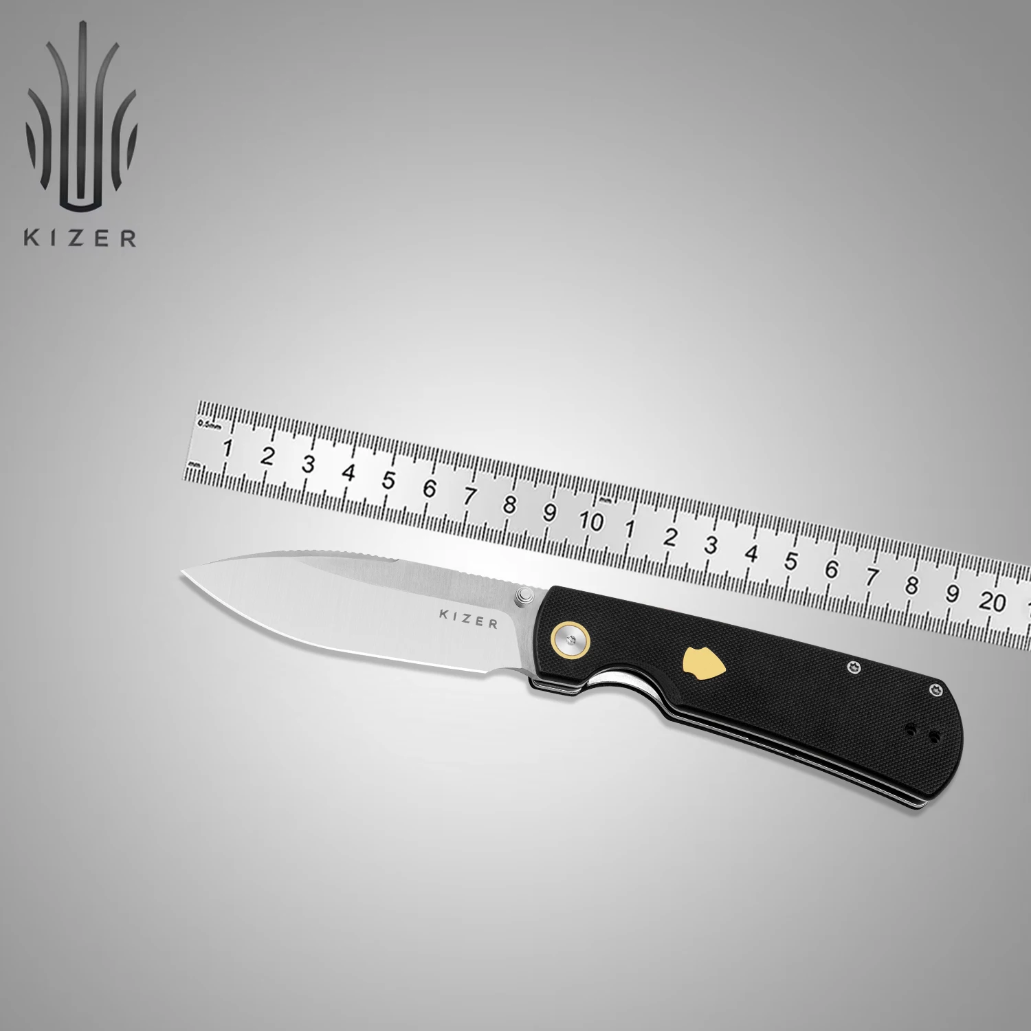 

Kizer Folding Retro V4726A1/A2 Retro Nitro-V Blade With Micarta & Brass/G10 & Brass Handle