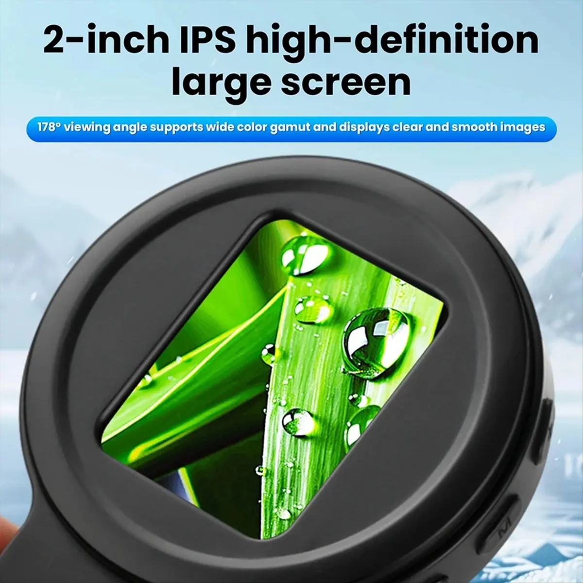 DT81 New 200X Ultra-High Magnification Digital Microscope 2-Inch High-Definition Large Screen Expansion Mini Microscope A