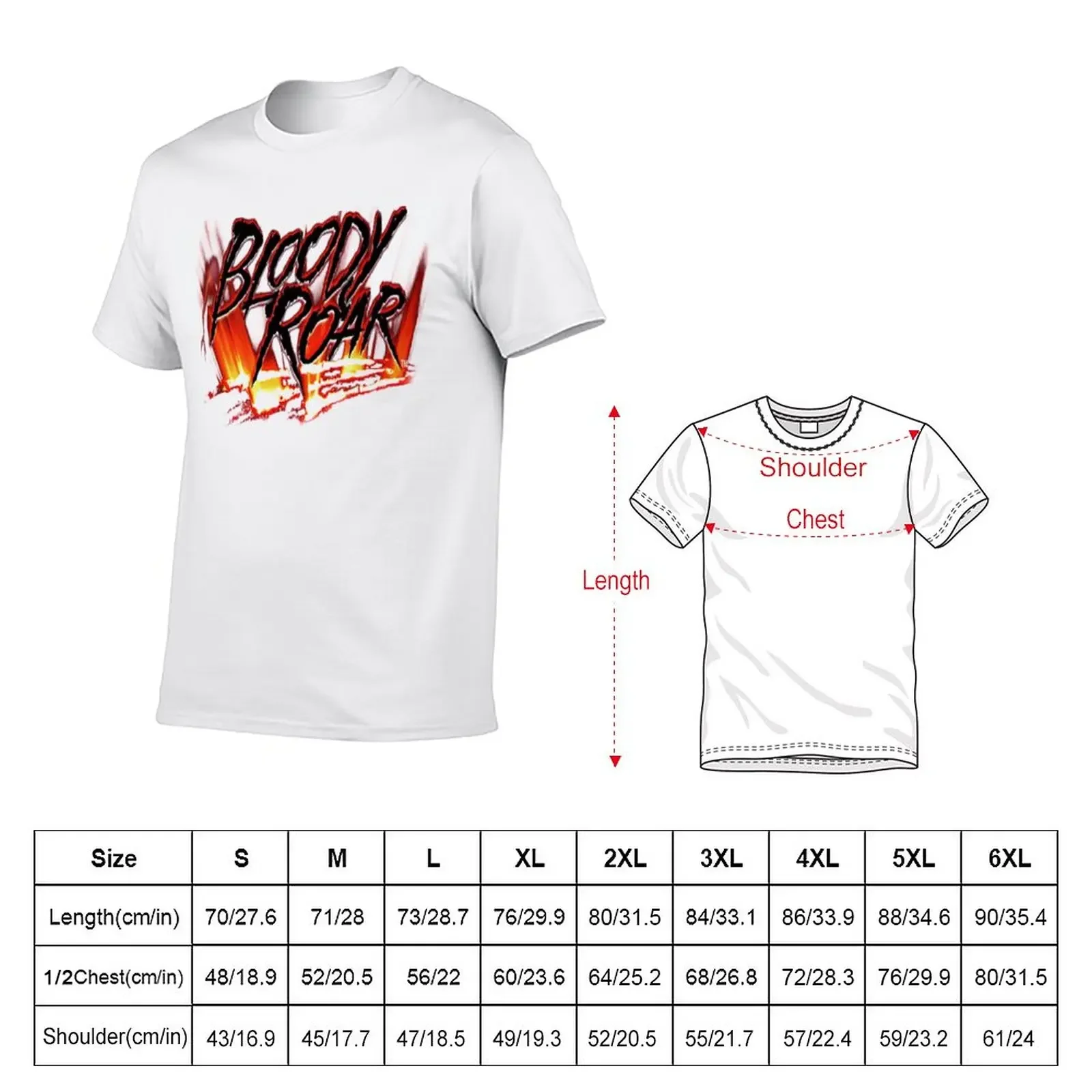 New Bloody Roar Title T-Shirt custom t shirts plus size t shirts boys animal print shirt mens graphic t-shirts funny