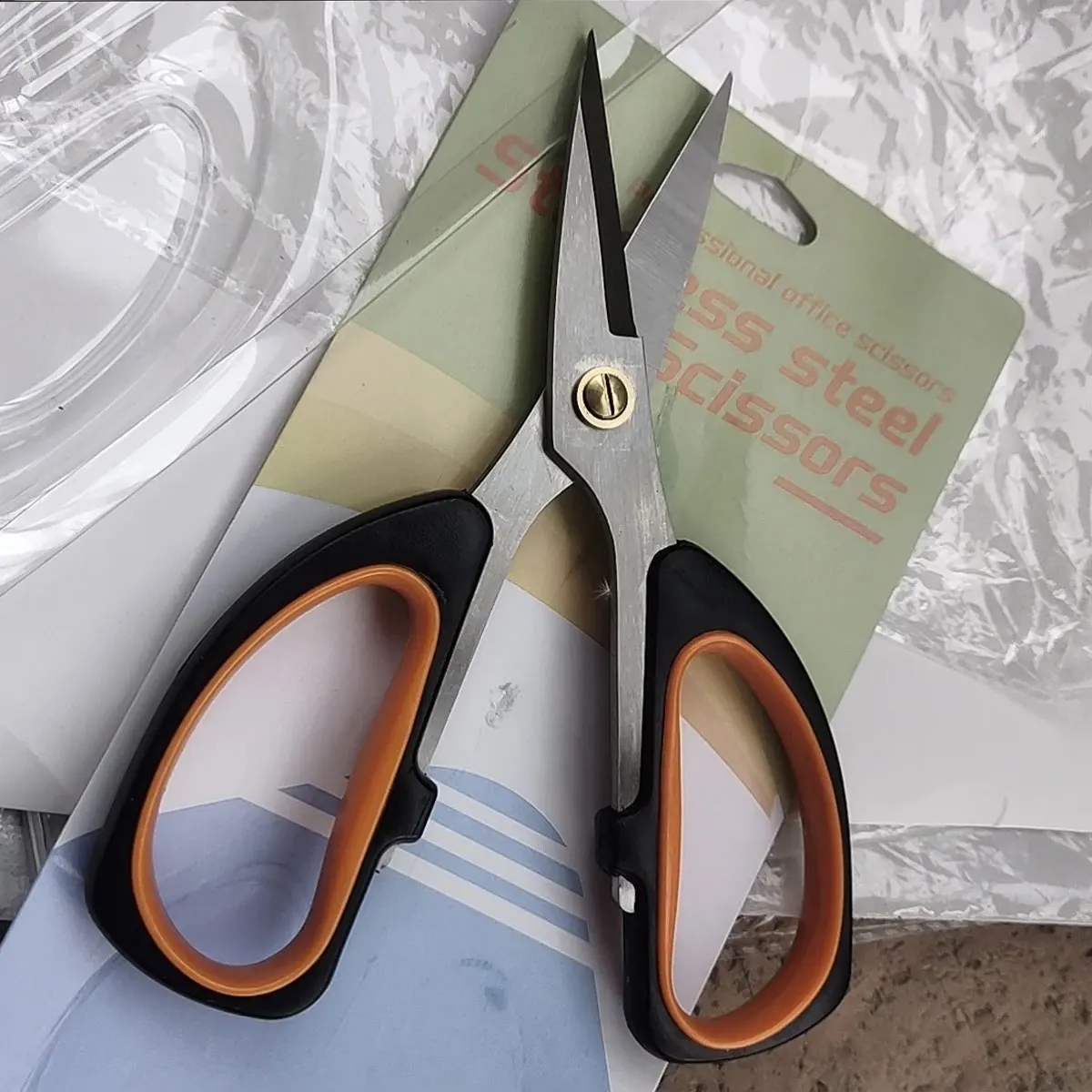 Stainless Steel Professional Scissors Multi-Use for Crafting Tailoring Office School Ergonomic Comfort Grip Essential Tool