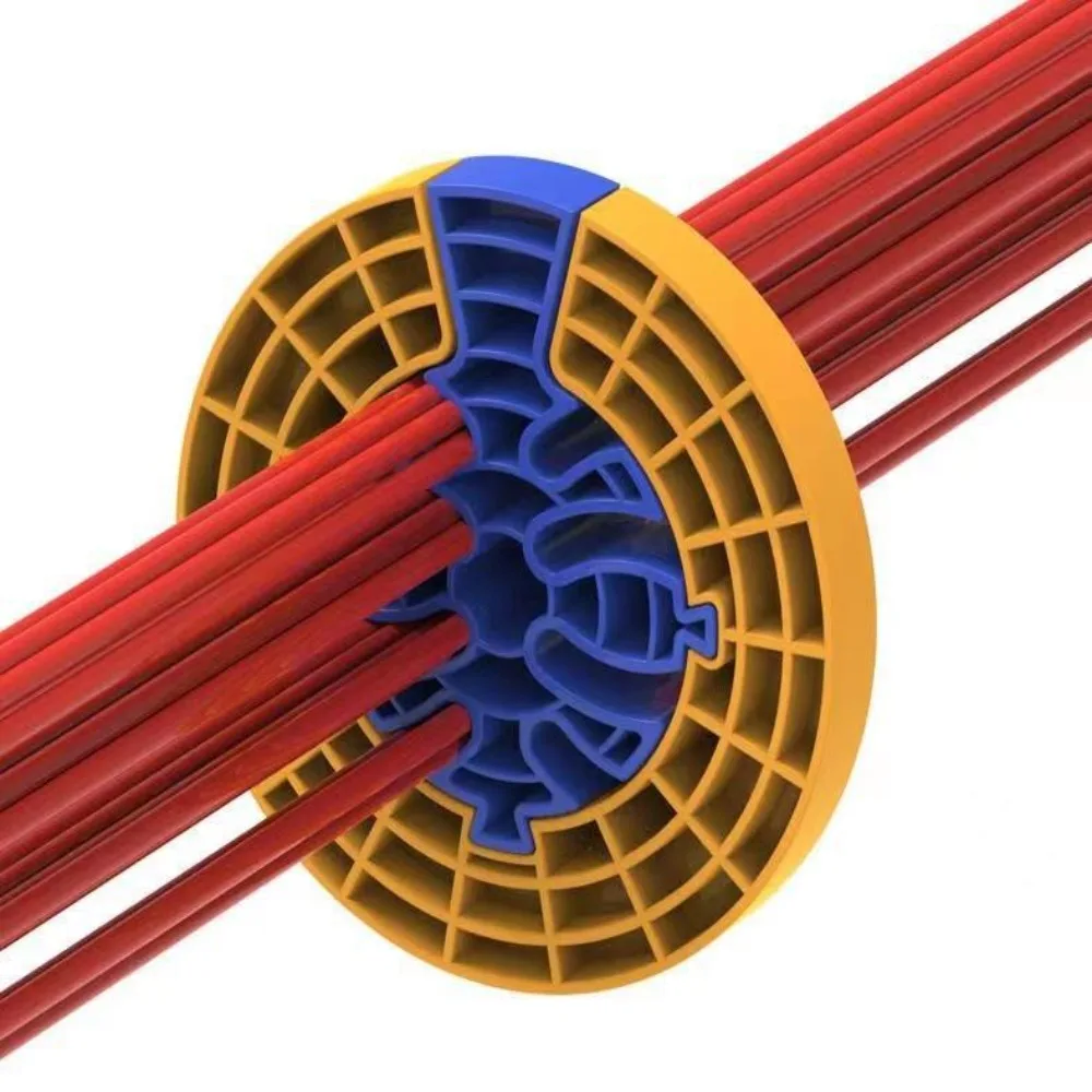 Bundler Cable Comb Organizing Tool Durable Plastic Cable Dresser Wire Comb Efficient Network Cable Management Tools