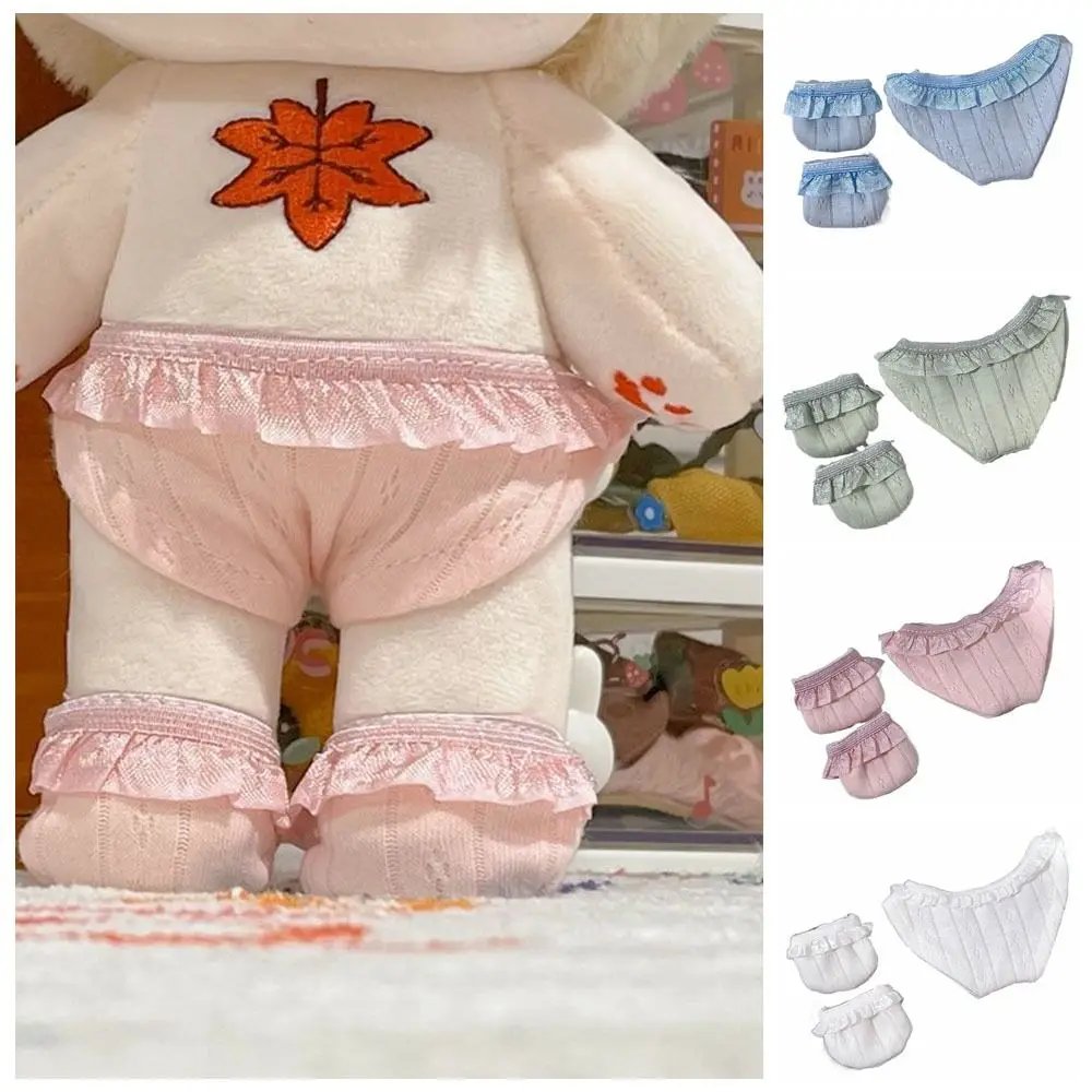 Cute 20cm Doll Underpants Doll Accessories Change Dressing Game Mini Panties Socks Set Multicolor Playing House Dolls Clothes