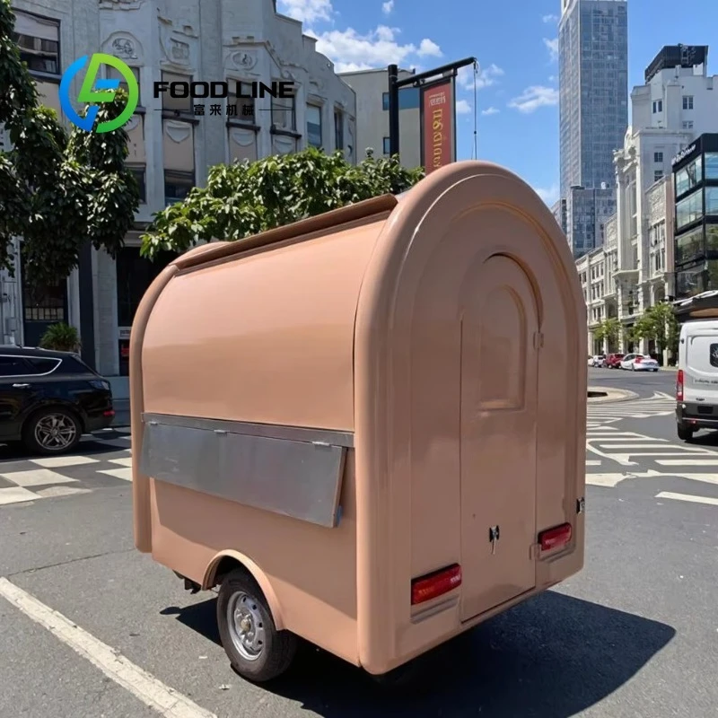 

Fast Food Trailer for Sale Mobile Convenient Cart for Street Food Trucks Outdoor Concession Events Customized