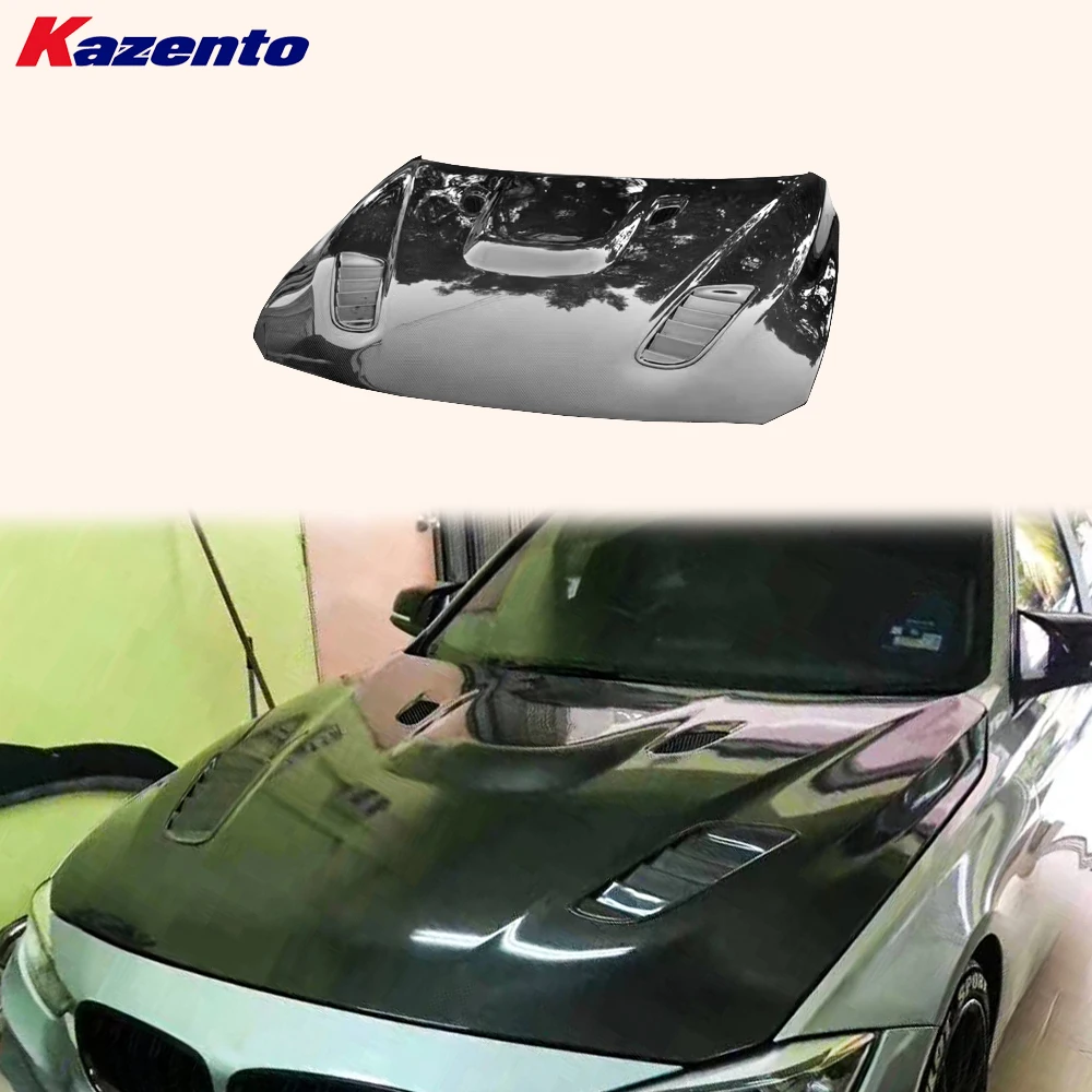 

For BMW 3 Series F30 2012-2019 4 Door Sedan Carbon MP Style Front Vented Hood Bonnet