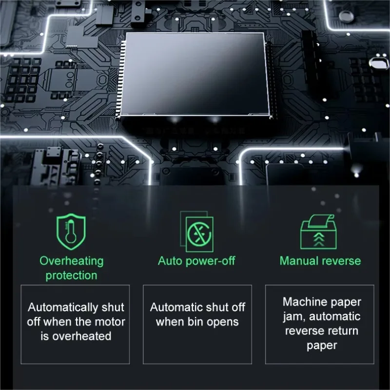 HotA3 P-5 Industry آلة تقطيع الورق الثقيلة 130L بطاقات الائتمان ذات القطع الصغير CD 25 ورقة مناسبة لتقطيع البنك الحكومي غير