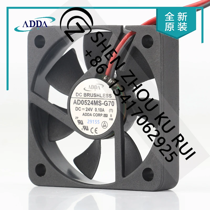 Case fan 2-wire inverter ultra-thin silent power fan Original ADDA AD0524MS-G70 DC24V 0.10A 5010