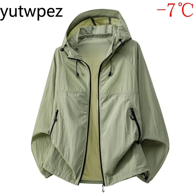 Fishing Sunscreen Outwear UPF50+ Sun Protection Skin Coat Breathable Ultra-Thin Hooded Jacket Outdoor Sports Lightweight Cycling view 4