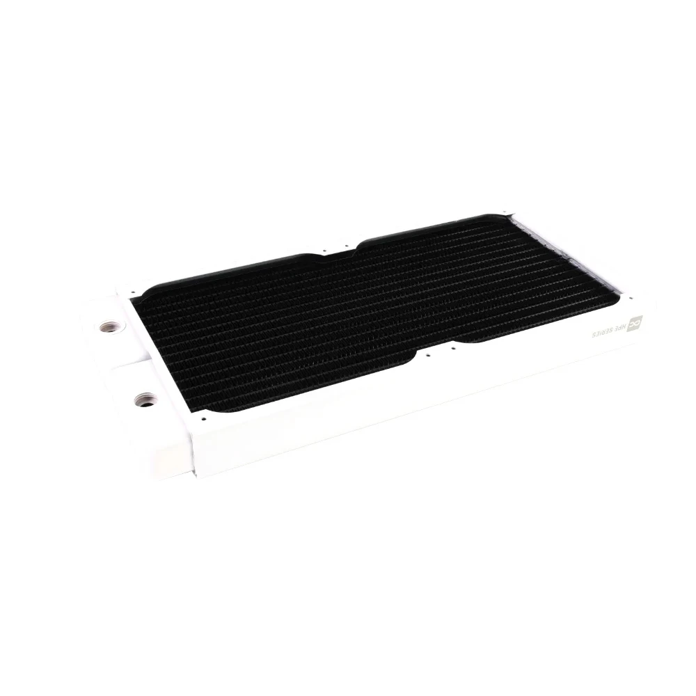 Alphacool HPE-30 White Full Copper 280mm Radiator,Using For Computer Liquid Loop Build Water Cooling