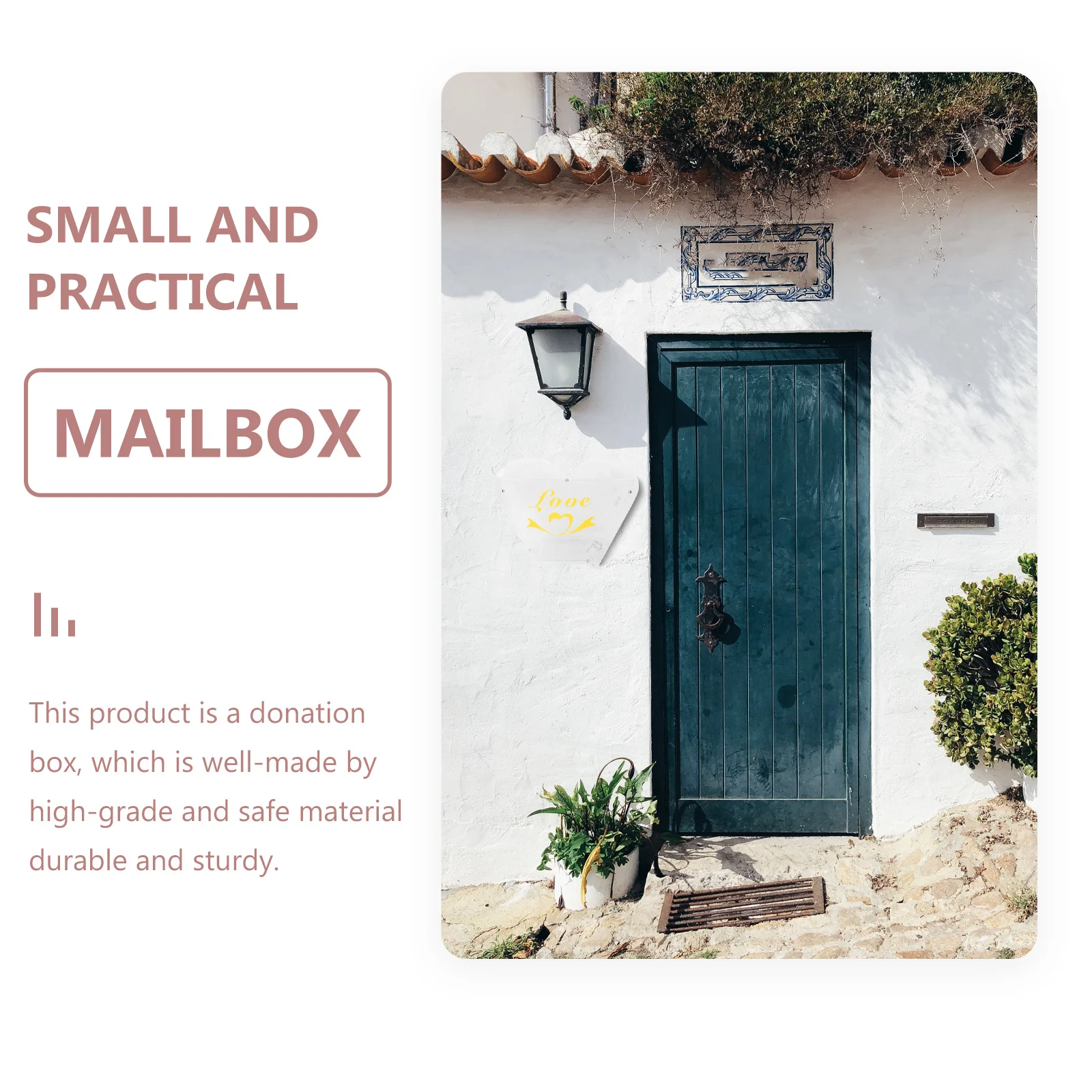 صندوق التبرع متعدد الوظائف اقتراح ديكور مجموعة سطح المكتب صندوق ملحقات الاقتراع لتخزين رسائل العملة