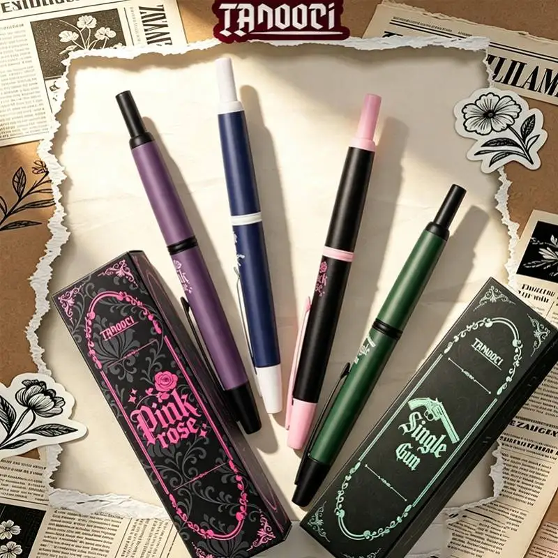 tannoc-gunsroses-fountain-pen-matte-metal-barrel-tfc-100-gr-limited-creative-smooth-writing-tools-adult-gift-office-stationery