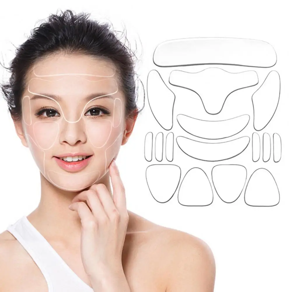 Forehead Wrinkle Treatment Anti-wrinkle Silicone Face Patches Reusable Overnight Facial Wrinkle Remover Forehead Crow’s Feet