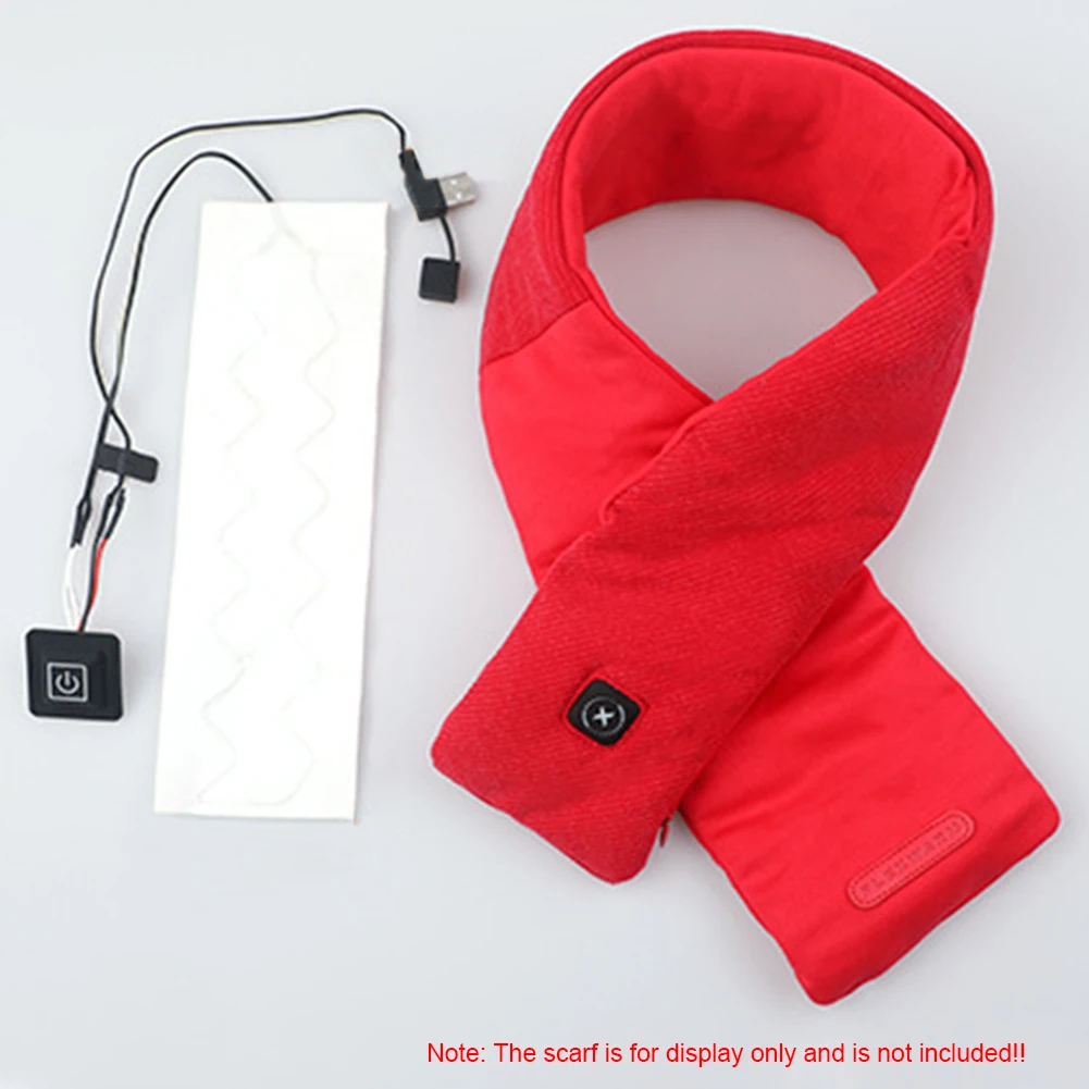 เสื้อผ้าเครื่องทําความร้อน Pad USB ไฟฟ้า Heated Pad กันน้ํา 3 ระดับกลางแจ้งความร้อนฤดูหนาวความร้อนเสื้อกั๊กสําหรับ DIY อุ่นเสื้อผ้า