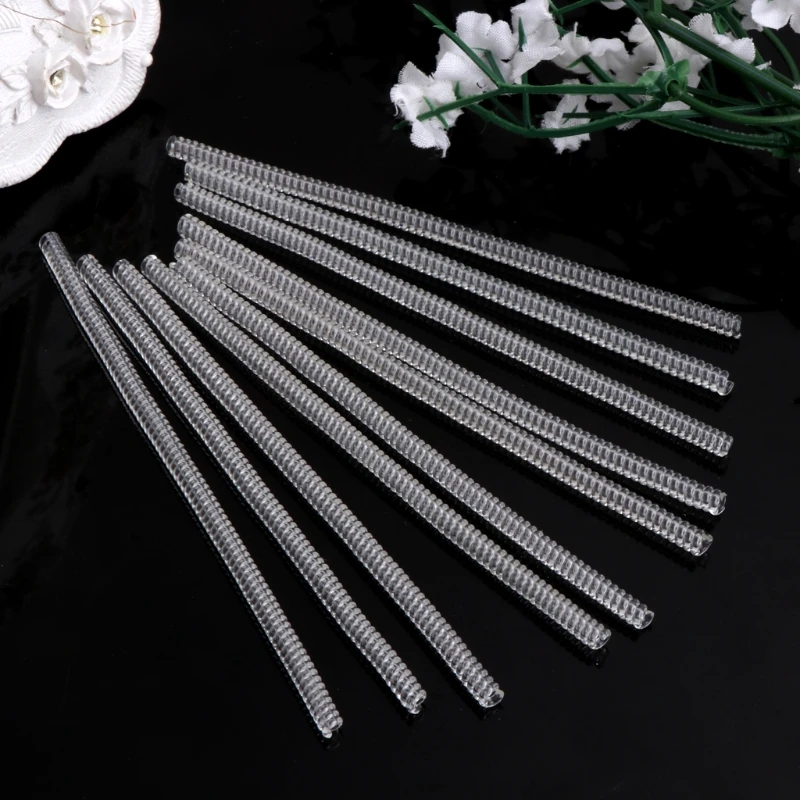 10 Pcs Ring Size Adjuster for Loose Ring Unique Design Plastic Ring Tightener Jewelry Guards Sizer Jewelry Accessories D5QB