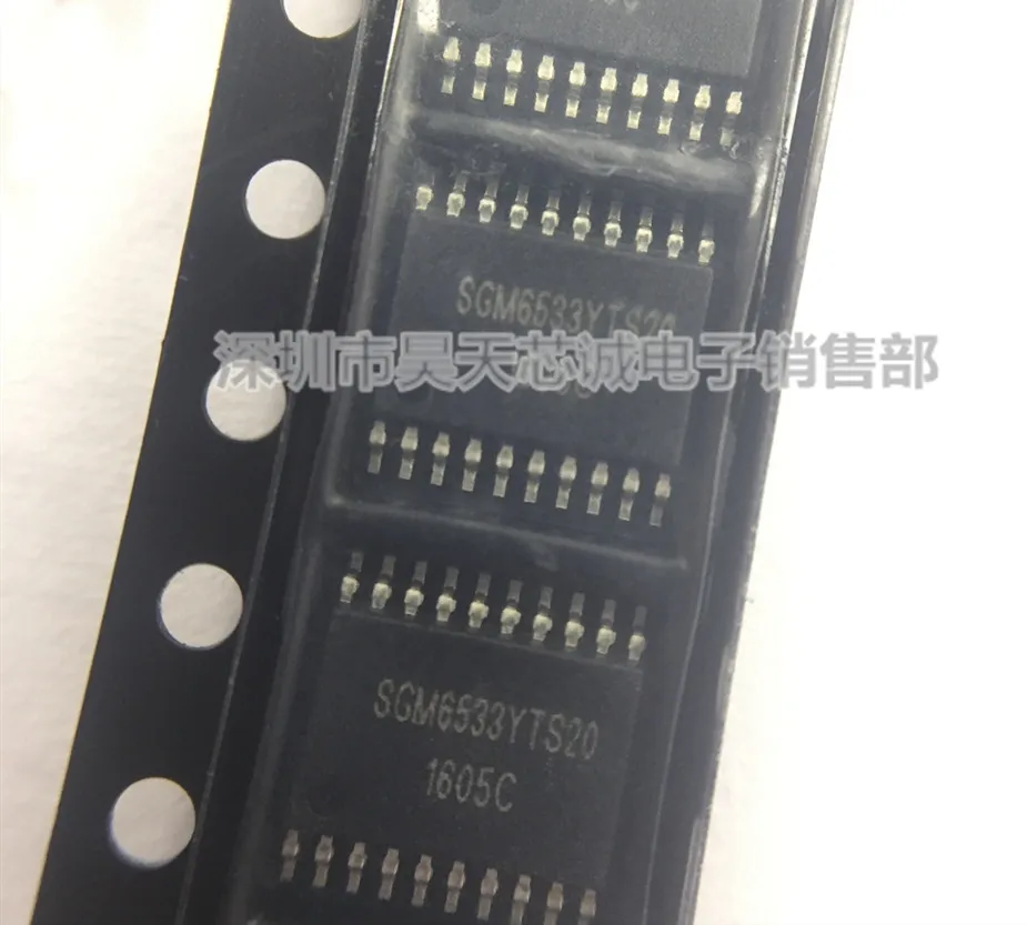 10 قطعة ~ 100 قطعة/الوحدة SGM6533YTS20G/TR SGM6533YTS20G SGM6533YTS20 TSSOP20 جديد الأصلي