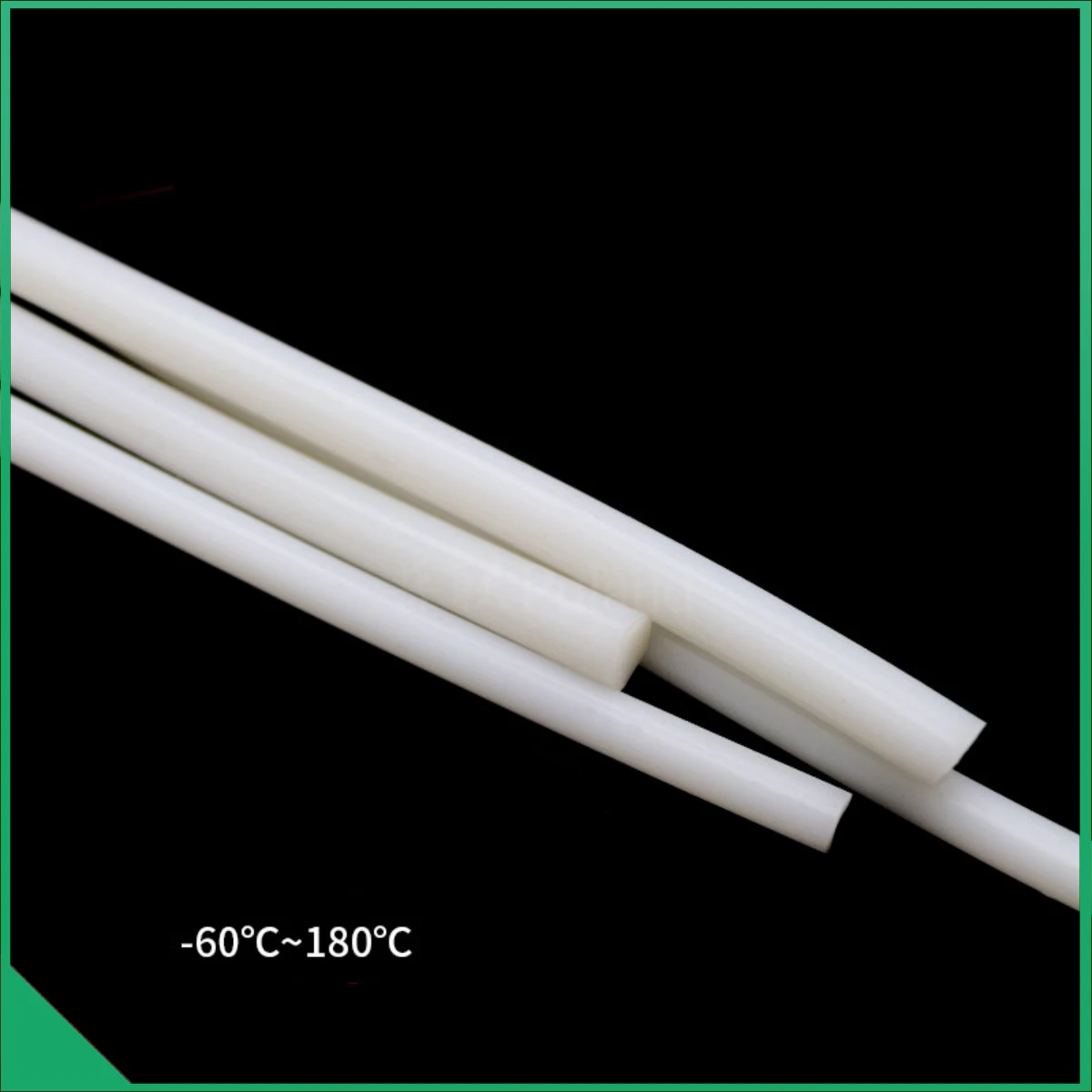 White Round Solid Silicone Cord Rubber Rod Bar Silicone Rubber Gasket Trim Seal Strips O Ring High Temperature Waterproof 1-11mm