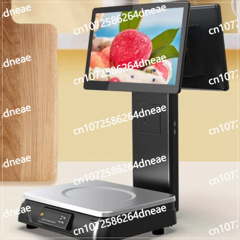 

Cashier scale Fruit supermarket Braised vegetables and vegetables Malatang intelligent Ai recognition Cashier weighing machine