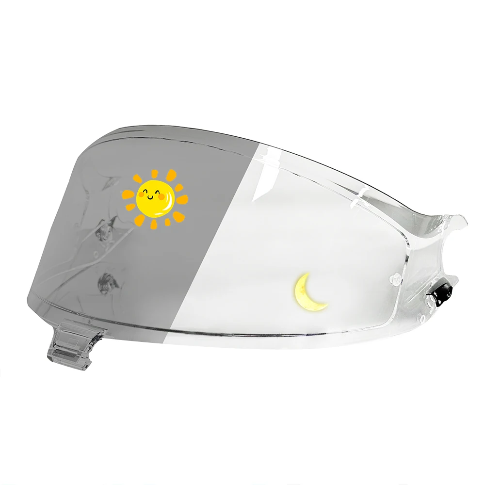Helmet Photochromic Visor Lenses which Automatically Darkens & Clears lens Shield Fit for SHARK SPARTAN GT / GT PRO / SPARTAN RS