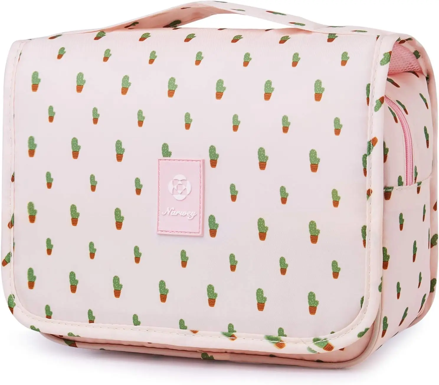 

Small Hanging Travel Toiletry Bag for Women, Makeup Organizer Cosmetic Bag