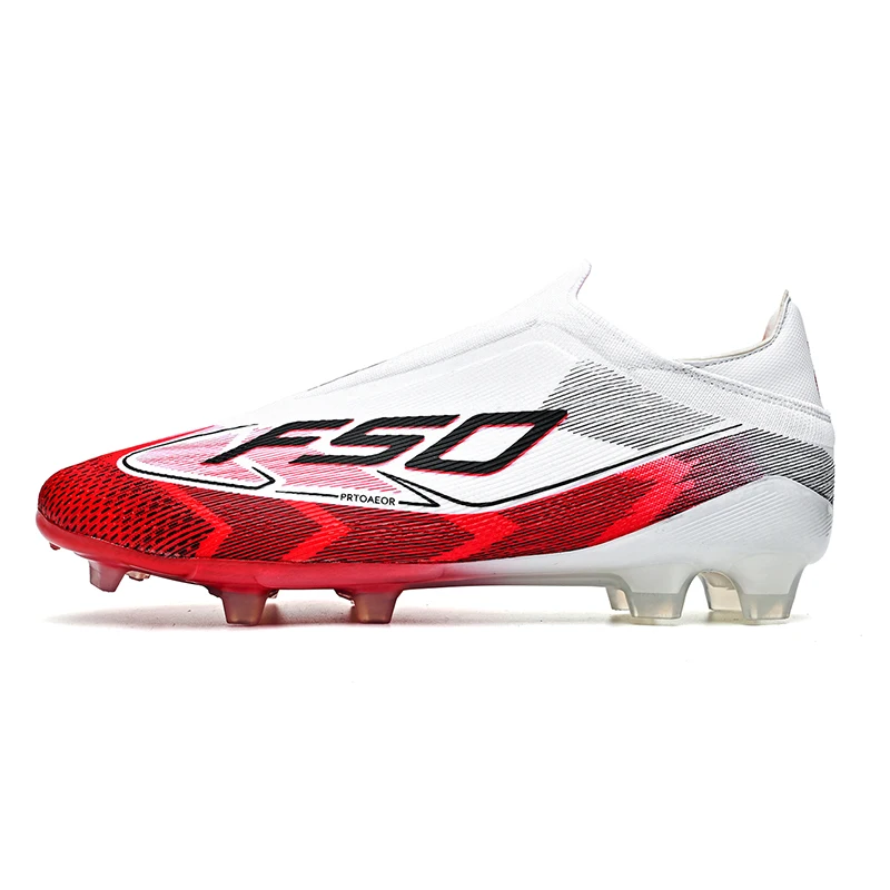 Lightweight Breathable Seamless AG Soccer Shoes for Men Women, Heat-Fused Upper with Snug Fit for Match & Training