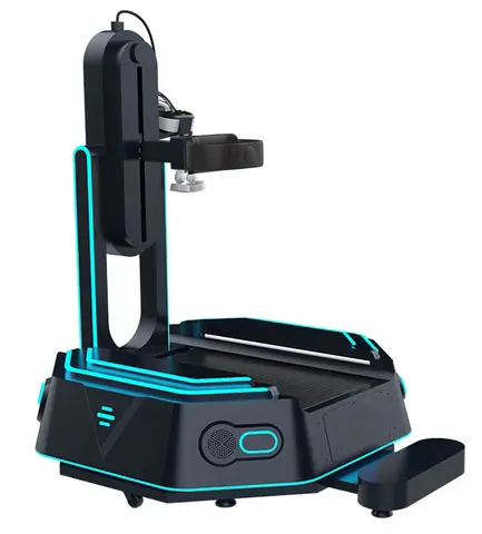 Virtual Reality (VR) Indoor Walking Treadmill Metal Standing Platform for Gaming and Adventure Park for Mall Shopping