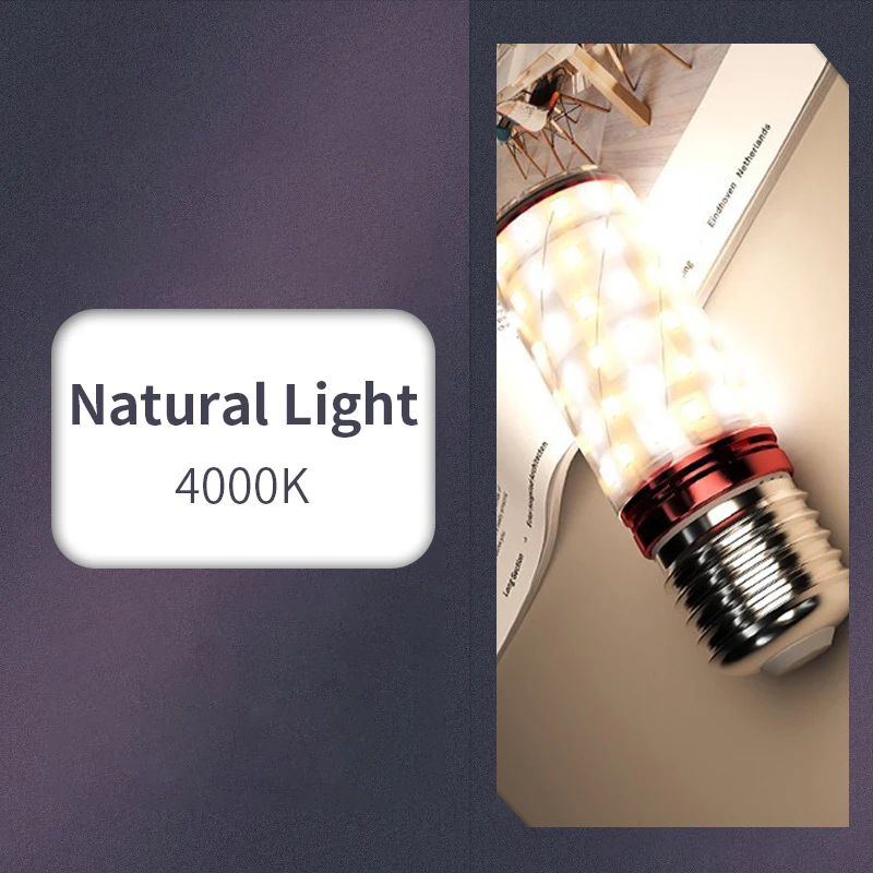 NONE 8 stücke Led Lampe E14 220 V 110 V Led Kerze Glühbirne E27 Mais Lampe 3 W 6 W 9 W 12 W 15 W Bombilla Kronleuchter Beleuchtung 4