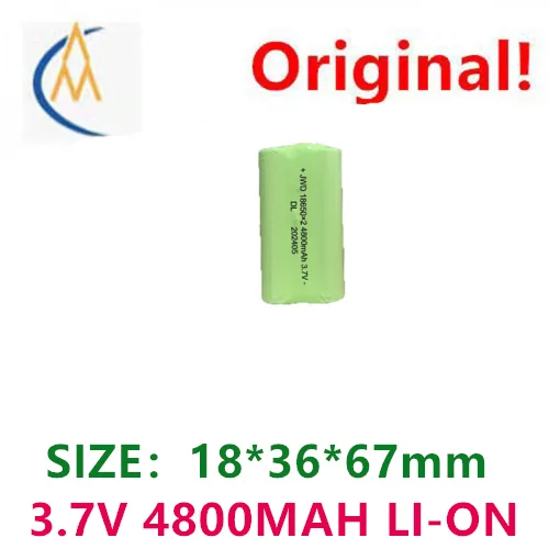 buy more will cheap Brand new genuine 18650 4800MAH with plug soldering plate 3.7 equipment medical toy circuit pointed tip