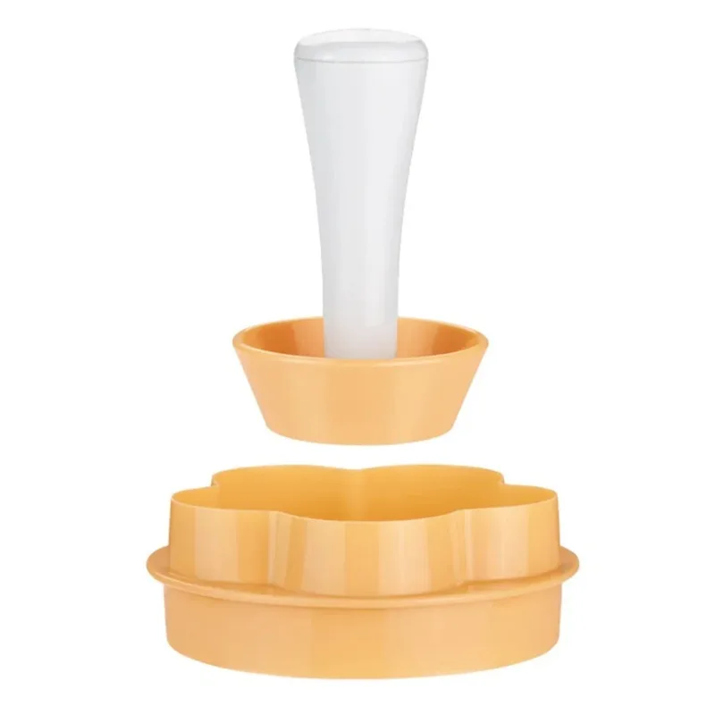 Kunststoff Gebäck Tamper Torte Shell Formen Torte Cutter Blume/Runde Teig Cookie Cutter Set Kuchen-Form für Muffin/cupcake