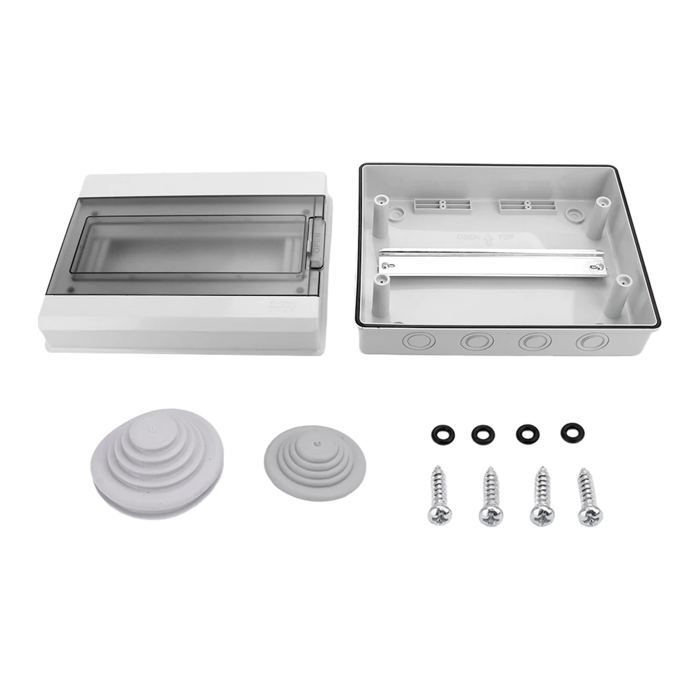 HT Series Junction Box 12WAY PC Plastic Outdoor Electrical IP65 Waterproof Distribution Box Power Supply