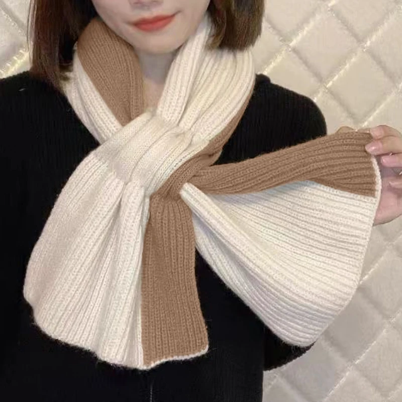 

Новая мода милый вязаный нагрудник с лосем и толстая теплая шаль против холода