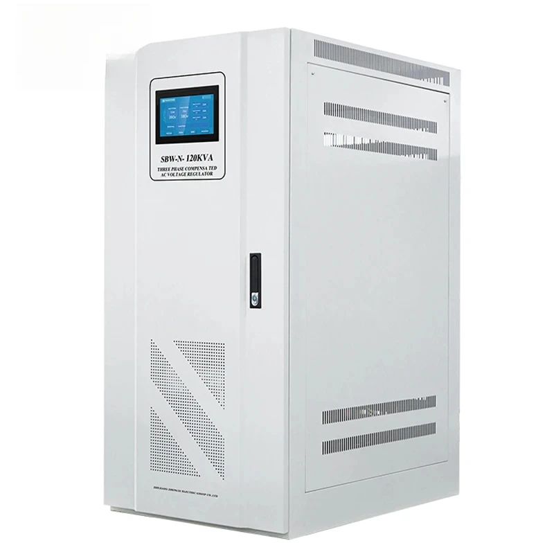 200 KVA AC 380V 440V Three-Phase Industrial AVR Voltage Stabilizer Servo Type With LCD Display For SVC Use
